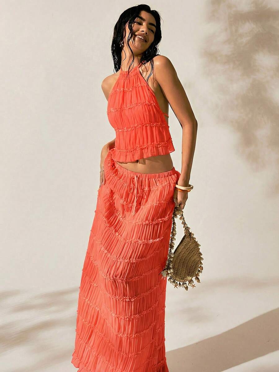 Ženski Boho Set suknja i top
