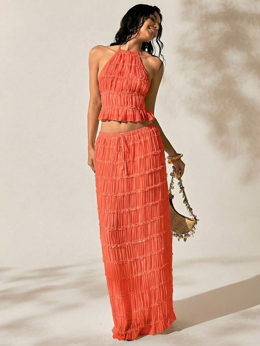 Ženski Boho Set suknja i top