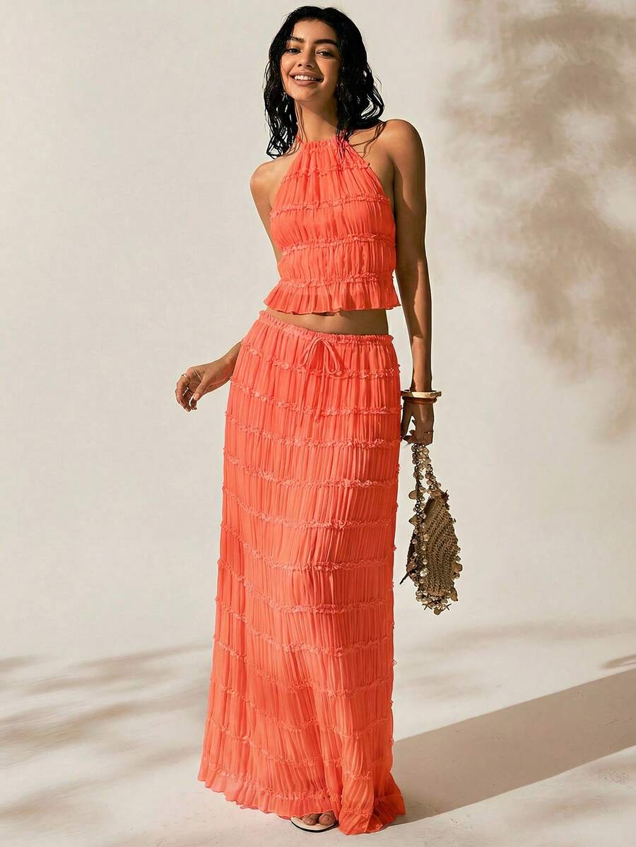 Ženski Boho Set suknja i top