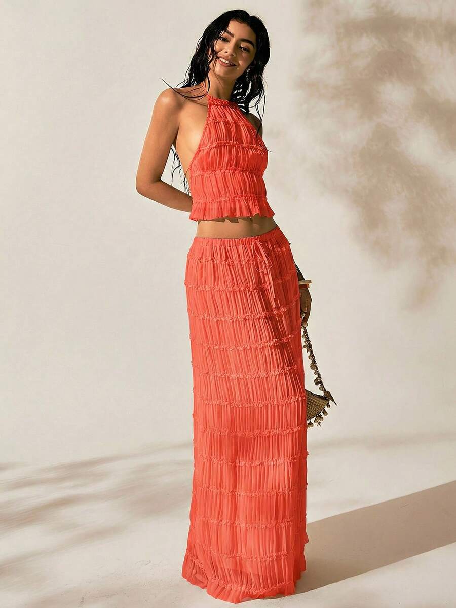 Ženski Boho Set suknja i top