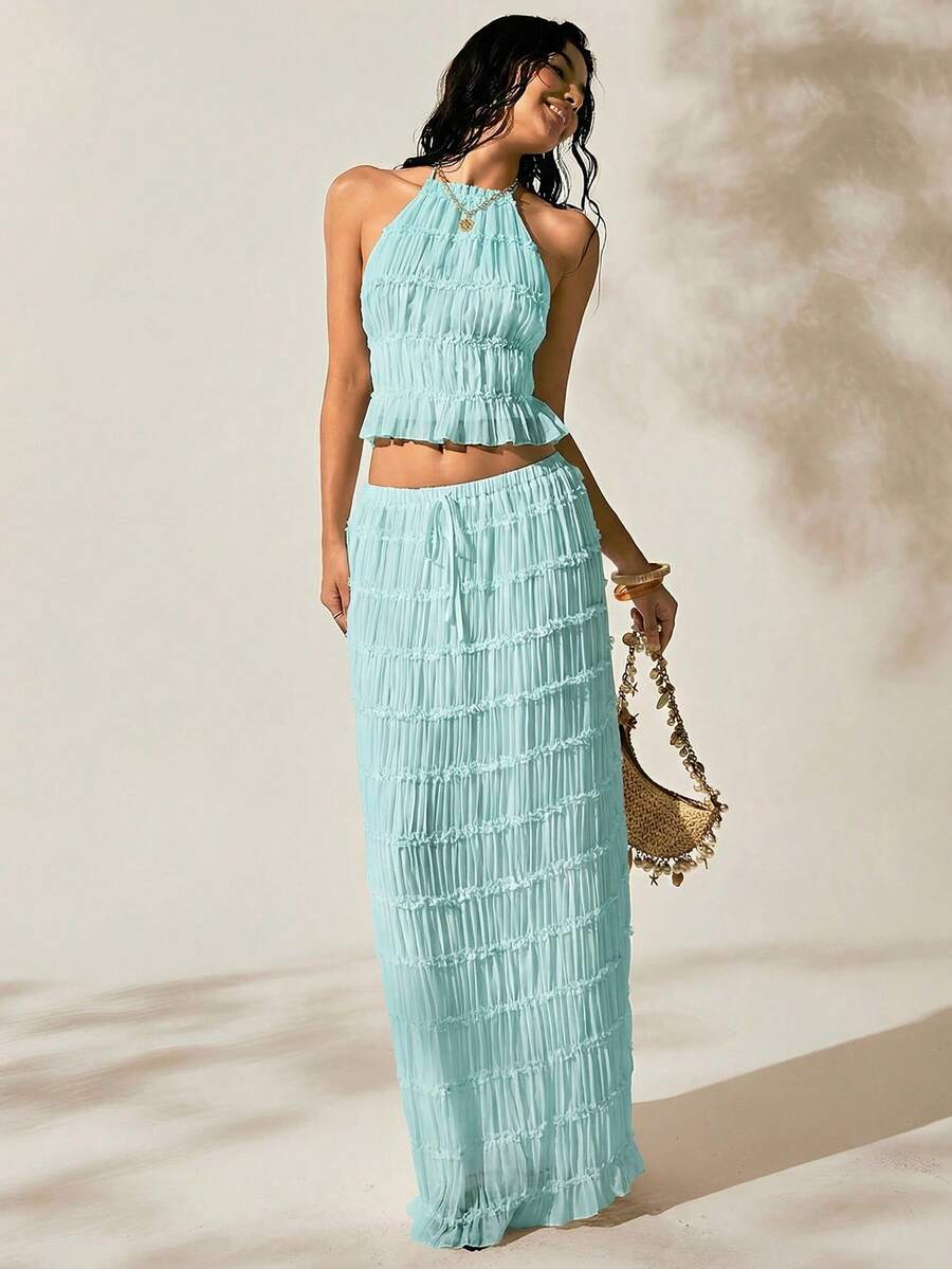Ženski Boho Set suknja i top