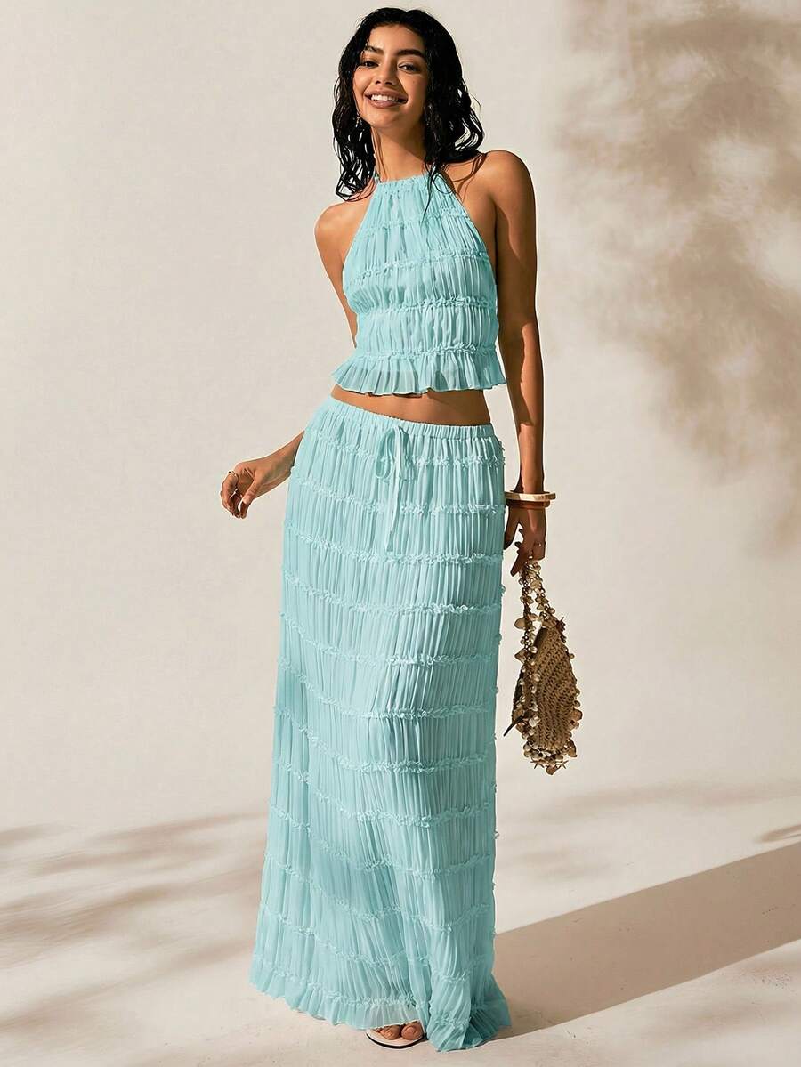 Ženski Boho Set suknja i top