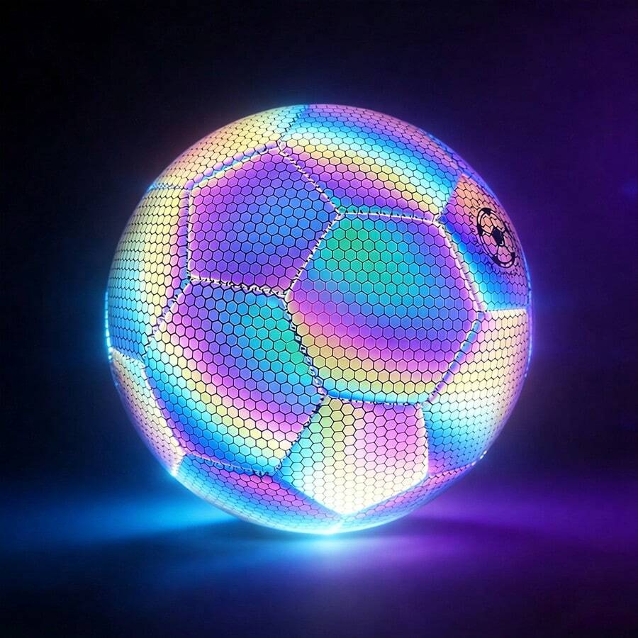 Fluorescentno zelena profesionalna fudbalska lopta, visokokvalitetni PU materijal