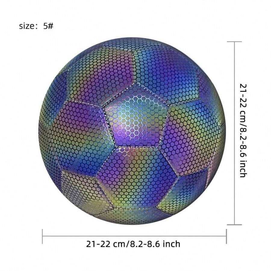 Fluorescentno zelena profesionalna fudbalska lopta, visokokvalitetni PU materijal