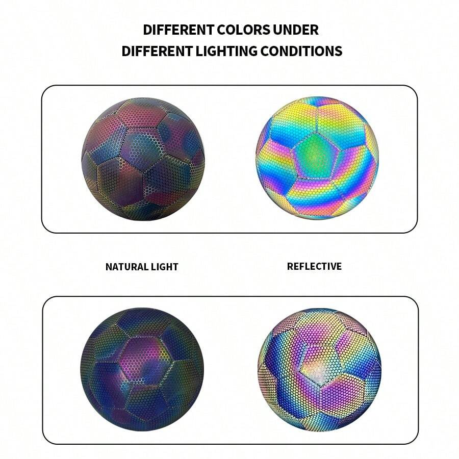 Fluorescentno zelena profesionalna fudbalska lopta, visokokvalitetni PU materijal