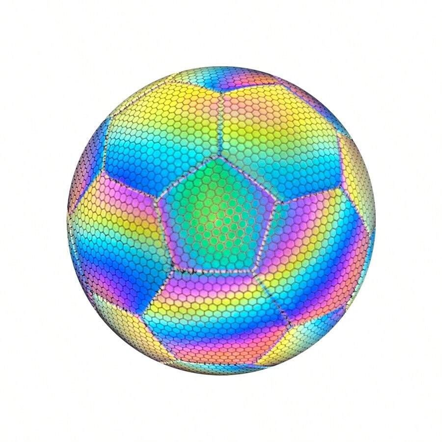 Fluorescentno zelena profesionalna fudbalska lopta, visokokvalitetni PU materijal