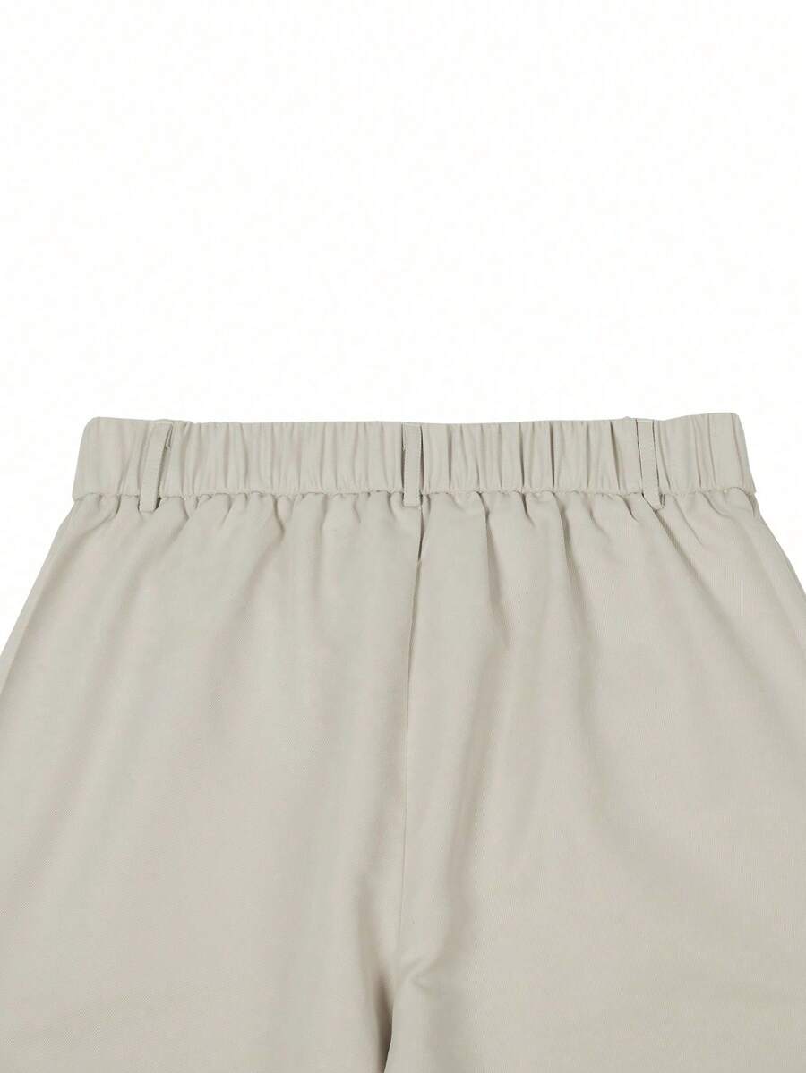 Muške formalne pantalone jednobojne sa kosim džepovima, bez kaiša