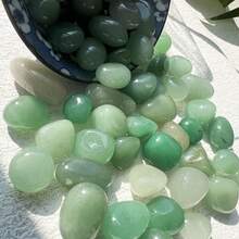 100g High Quality Natural Smooth Green Donglinggun Pebbles, Suitable For Succulent Planters, Cacti, Bonsai, Vase Filler, Potted Plants, Aquarium And Glass Containers. Ideal For Home Decor And Creative Indoor/Outdoor Design.