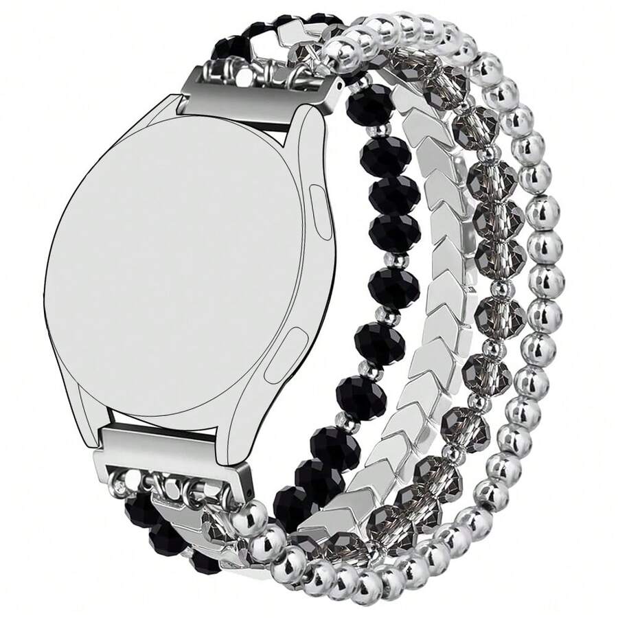 20mm elastična narukvica za sat kompatibilna sa Samsung Galaxy Watch 6 4 Classic, Galaxy Watch 5Pro 45mm/ Watch 4 Classic 42mm 46mm, Galaxy Watch 3 41mm, Galaxy Active2,