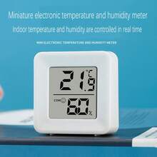 3pcs/2pcs/1pc Electronic Thermometer, Intuitive Temperature & Humidity Display, Suitable For Indoor, Outdoor, Bedroom, Dining Room, Office, Reptile Habitat