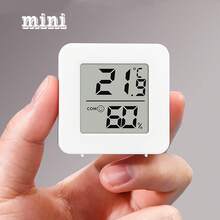 3pcs/2pcs/1pc Electronic Thermometer, Intuitive Temperature & Humidity Display, Suitable For Indoor, Outdoor, Bedroom, Dining Room, Office, Reptile Habitat