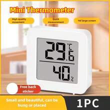 3pcs/2pcs/1pc Electronic Thermometer, Intuitive Temperature & Humidity Display, Suitable For Indoor, Outdoor, Bedroom, Dining Room, Office, Reptile Habitat