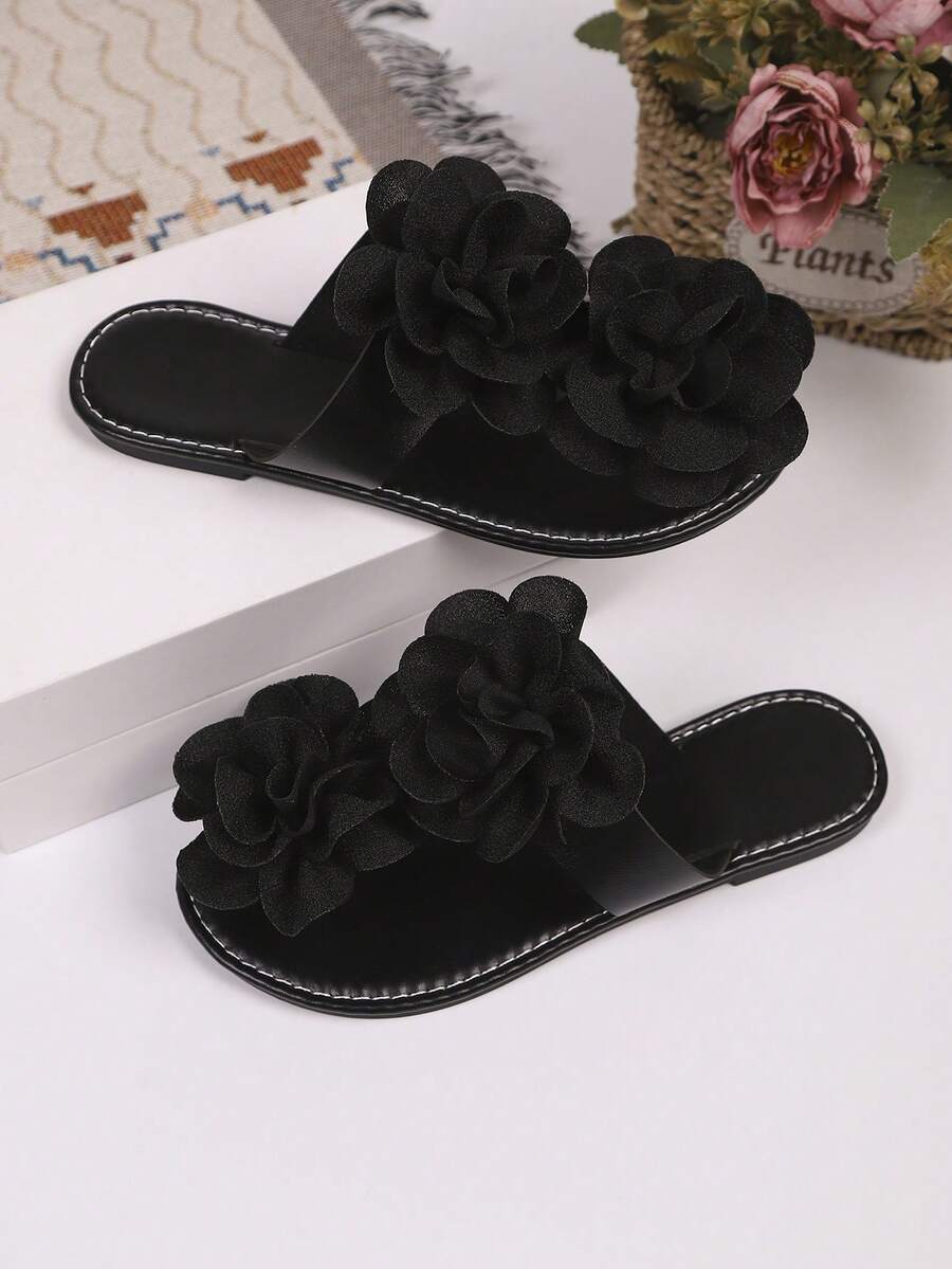 Ženske flip-flop papuče sa dekoracijom