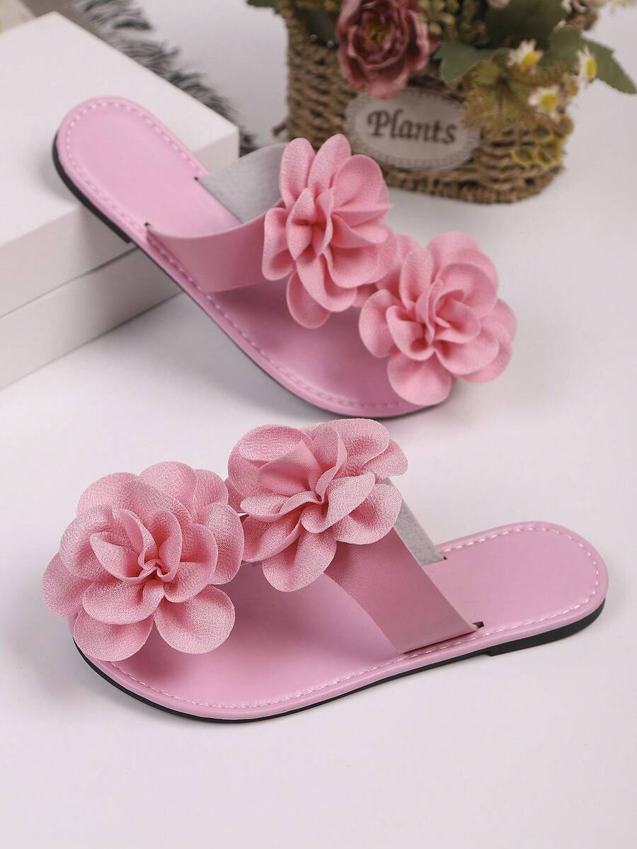 Ženske flip-flop papuče sa dekoracijom