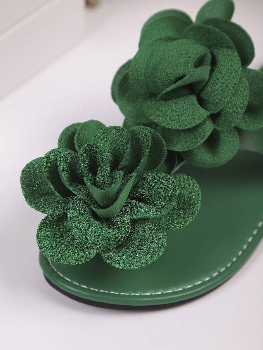 Ženske flip-flop papuče sa dekoracijom