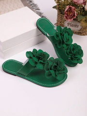 Ženske flip-flop papuče sa dekoracijom