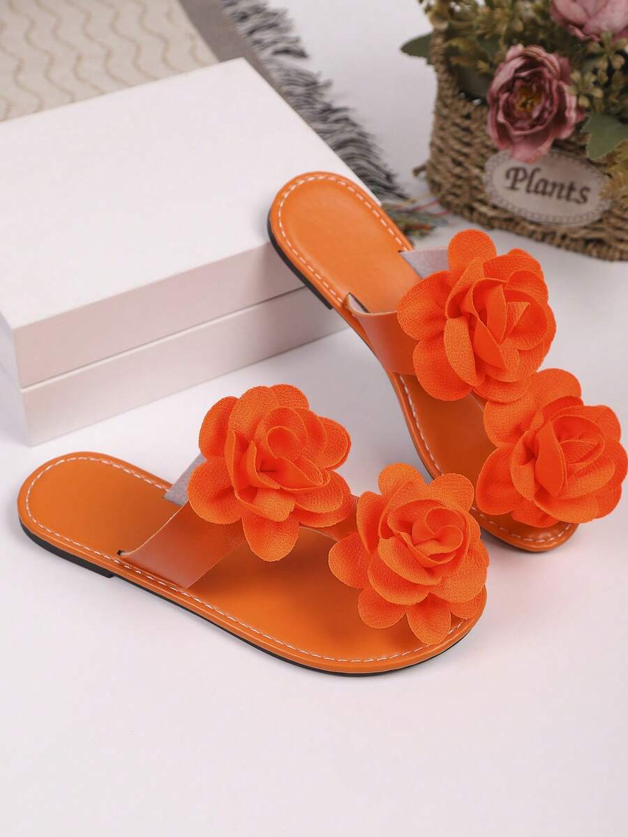 Ženske flip-flop papuče sa dekoracijom