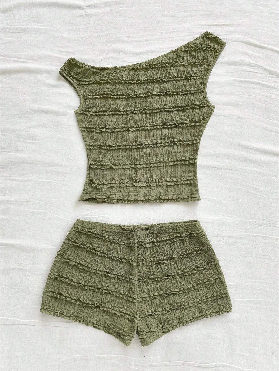 Ženski Letnji Casual Pleteni Set od 2 dela