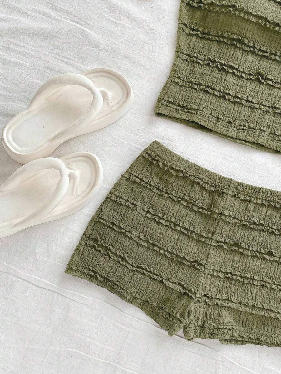 Ženski Letnji Casual Pleteni Set od 2 dela