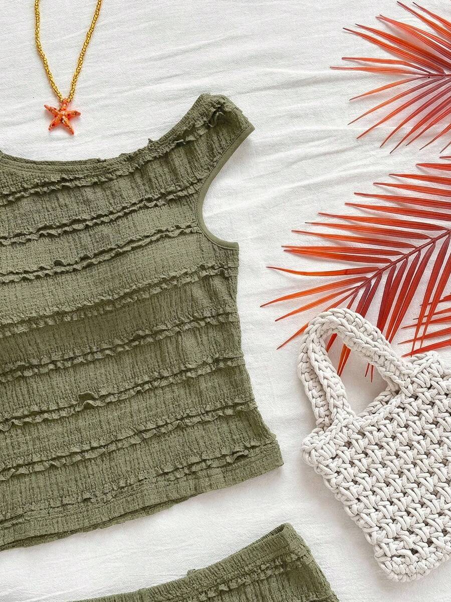 Ženski Letnji Casual Pleteni Set od 2 dela