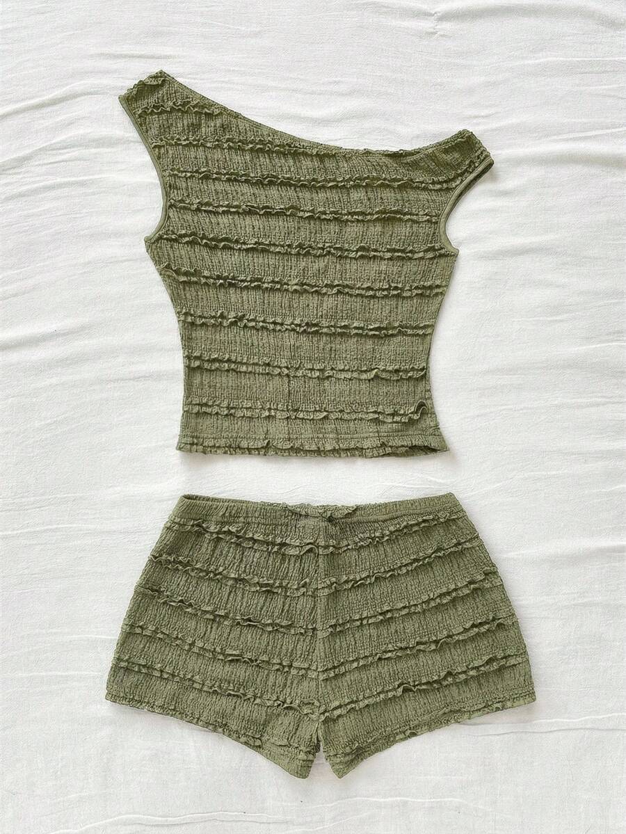 Ženski Letnji Casual Pleteni Set od 2 dela