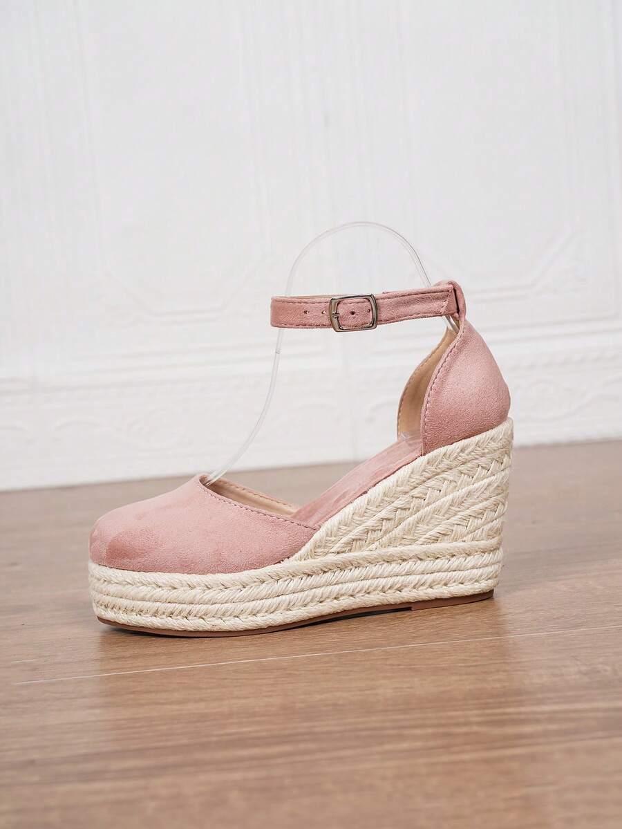 Ženske espadrile od veštačke kože sa potpeticom