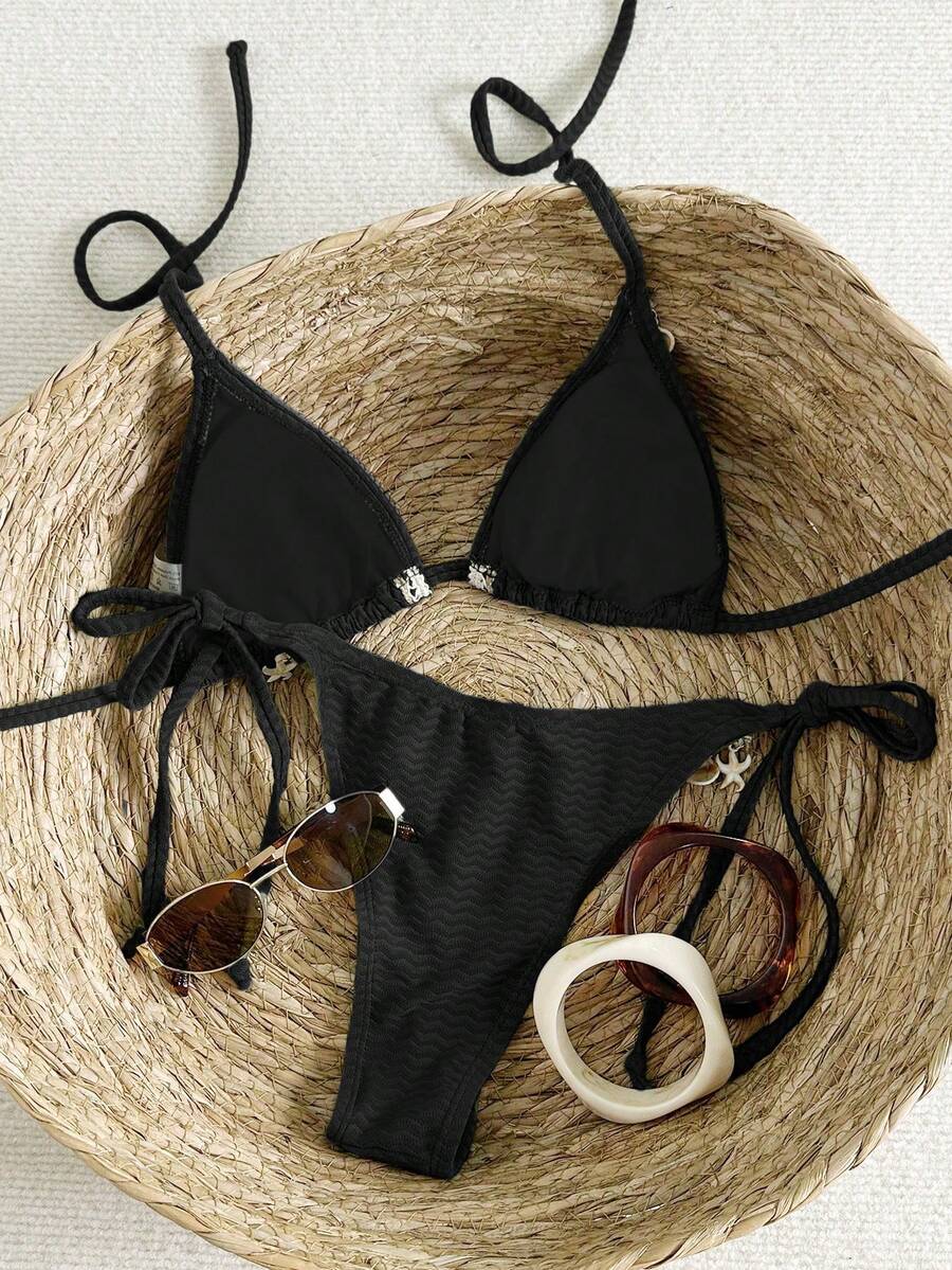 Bikini set sa vezom i čipkom
