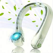New Portable Neck Fan, Wearable Fan, Upgraded Rotatable Air Outlet, 360° Airflow, Rechargeable, Portable USB Fan, Adjustable Wind Direction, 3 Speeds, Ideal For Outdoor Use To Keep Cool