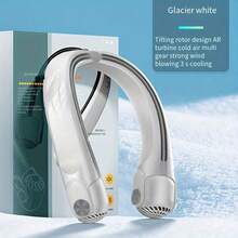 New Portable Neck Fan, Wearable Fan, Upgraded Rotatable Air Outlet, 360° Airflow, Rechargeable, Portable USB Fan, Adjustable Wind Direction, 3 Speeds, Ideal For Outdoor Use To Keep Cool