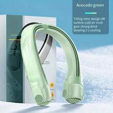 New Portable Neck Fan, Wearable Fan, Upgraded Rotatable Air Outlet, 360° Airflow, Rechargeable, Portable USB Fan, Adjustable Wind Direction, 3 Speeds, Ideal For Outdoor Use To Keep Cool