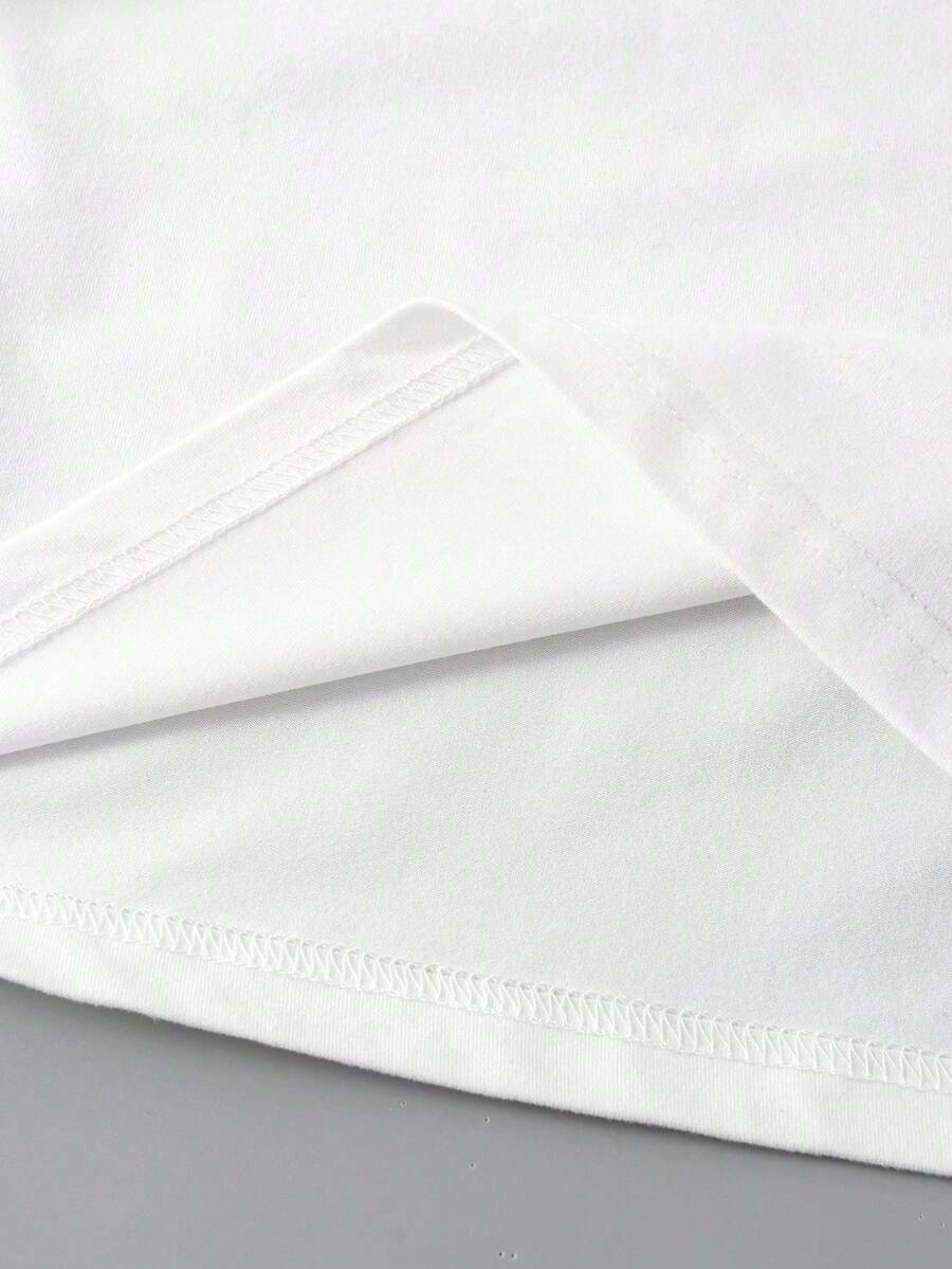 Ženska ležerna majica plus size sa printom srca, okruglim izrezom i kratkim rukavima