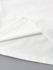 Ženska ležerna majica plus size sa printom srca, okruglim izrezom i kratkim rukavima