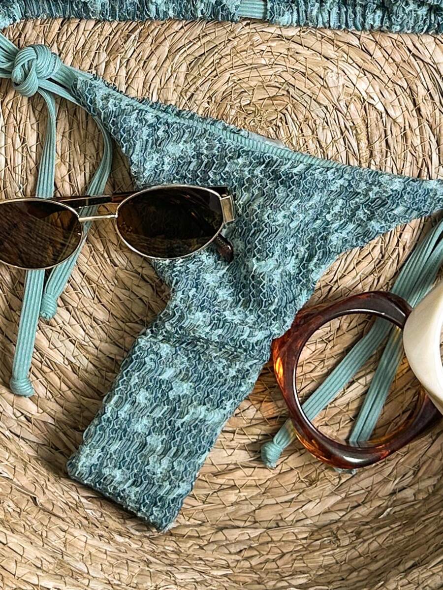 Ženski Bikini Set sa Halter Krojem i Dekoracijom od Kristala