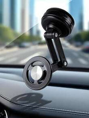 360° Adjustable Car Phone Holder With Suction Cup And Magnetic Base, Compatible With IPhone MagSafe And Android Phones, Foldable Dashboard/Windshield Mount For Car, Truck, Desk, Bathroom, Shock-Proof Universal Smartphone Stand