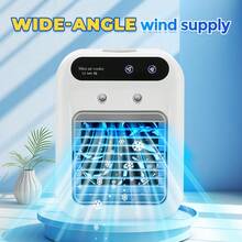 Hailicare 1800mAh Water-Cooled Fan Air Conditioner Fan Portable Car Air Conditioner Fan For Room And Office