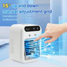 Hailicare 1800mAh Water-Cooled Fan Air Conditioner Fan Portable Car Air Conditioner Fan For Room And Office