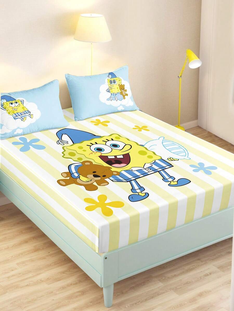 SpongeBob SquarePants čaršav sa crtanim uzorkom