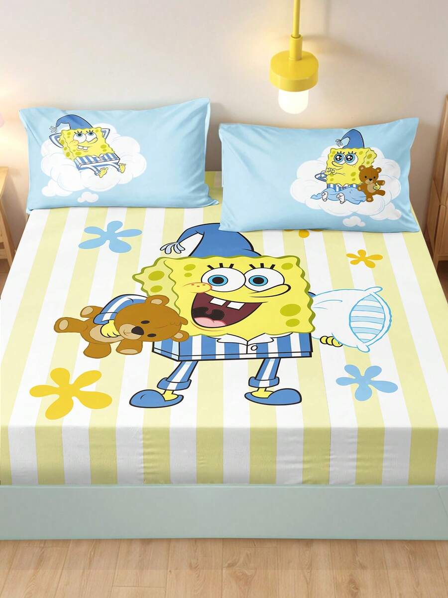SpongeBob SquarePants čaršav sa crtanim uzorkom