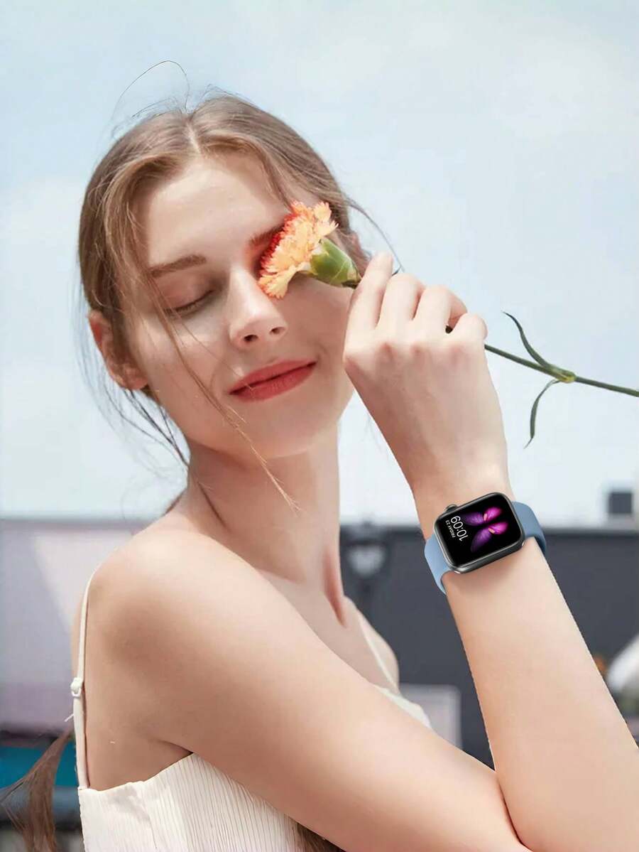 Unisex modni ležerni kaiš za sat od silikona , kompatibilan sa Apple Watch 38mm 40mm 41mm 45mm 46mm 44mm 49mm
