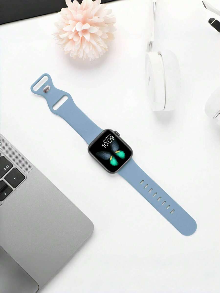 Unisex modni ležerni kaiš za sat od silikona , kompatibilan sa Apple Watch 38mm 40mm 41mm 45mm 46mm 44mm 49mm
