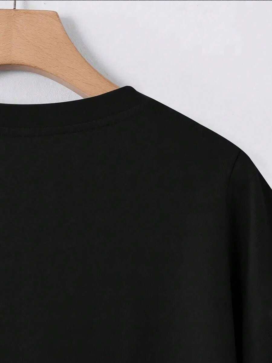 Muška ležerna streetwear majica kratkih rukava sa okruglim izrezom