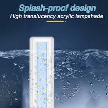 Adjustable Length LED Aquarium Light, Aquarium Accessories, Aquarium Lighting Tool, -Landscaping Bracket Light, Adjustable Spectrum And Timing Function, USB Interface - Suitable For Freshwater/Saltwater Fish Tanks, Coral Reefs And Plants Underwater Lighting System, Easy Installation