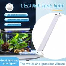 Adjustable Length LED Aquarium Light, Aquarium Accessories, Aquarium Lighting Tool, -Landscaping Bracket Light, Adjustable Spectrum And Timing Function, USB Interface - Suitable For Freshwater/Saltwater Fish Tanks, Coral Reefs And Plants Underwater Lighting System, Easy Installation