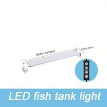 Adjustable Length LED Aquarium Light, Aquarium Accessories, Aquarium Lighting Tool, -Landscaping Bracket Light, Adjustable Spectrum And Timing Function, USB Interface - Suitable For Freshwater/Saltwater Fish Tanks, Coral Reefs And Plants Underwater Lighting System, Easy Installation