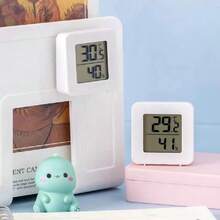 3pcs/2pcs/1pc Electronic Thermometer, Intuitive Temperature & Humidity Display, Suitable For Indoor, Outdoor, Bedroom, Dining Room, Office, Reptile Habitat