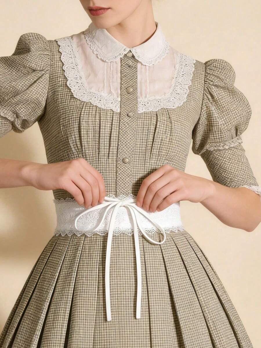 Elegantna višekratna čipkana traka za struk