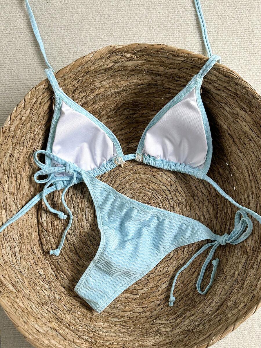 Bikini set sa vezom i čipkom
