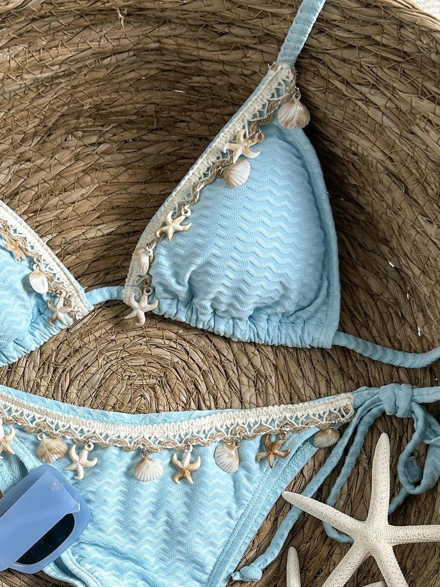Bikini set sa vezom i čipkom