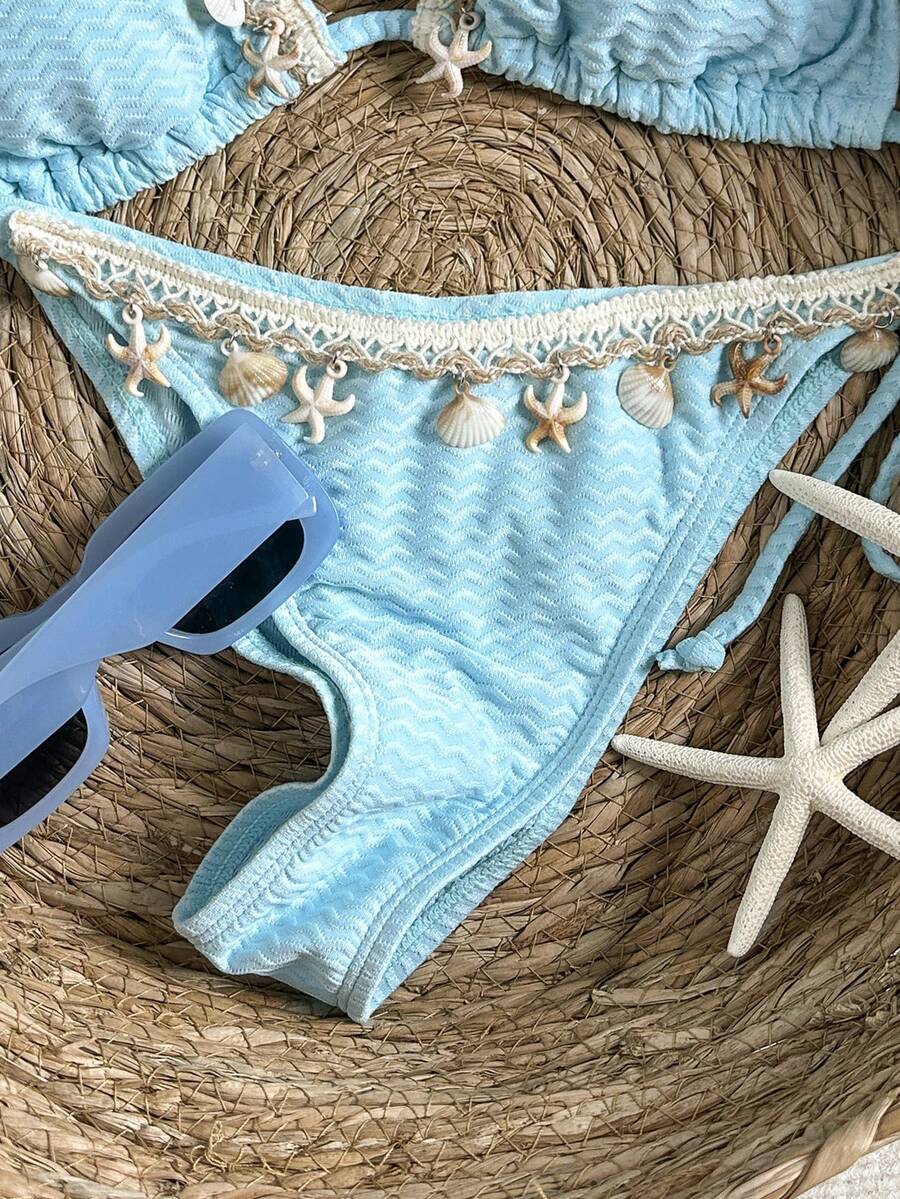 Bikini set sa vezom i čipkom