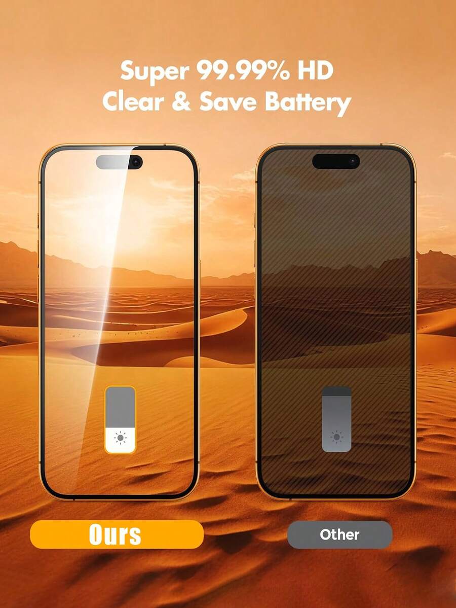 Pakovanje od 3 ultra izdržljiva HD kaljena stakla za zaštitu celog ekrana, kompatibilna sa iPhone 18 Pro/18 Pro Max/17/17Pro/17Air/17Pro Max, 16/16Pro/16Plus/16Pro Max, 15/15Plus/15Pro/15Pro Max, 14/14Plus/14Pro/14Pro Max/13/13Pro/13Pro Max/12/11/11Pro/11